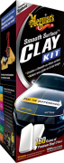 Набір для очищення кузова з ефектом поліролі Meguiars's G1016 Smooth Surface Clay Kit