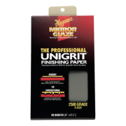 Водостійкий абразивний папір Meguiar's S2025 Unigrit Finishing Papers P2000, 14 х 22.8 см