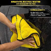 Рушник мікрофібровий для сушки Meguiar's X190400 Supreme Shine Drying Towel, 78,7x54,6 см - Фото 4