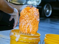 Гібридна рукавиця для миття Meguiar's X210200 Hybrid Wash Mitt - Фото 7