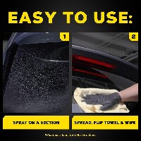 Очищувач скла з антидощем G240416 Meguiar's Ultimate Glass Cleaner & Water Repellent, 473 мл - Фото 4