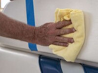 Очищувач і кондиціонер для вінілу і гуми Meguiar's M5716 Marine / RV Vinyl & Rubber Cleaner & Protectant Spray, 473 мл - Фото 6