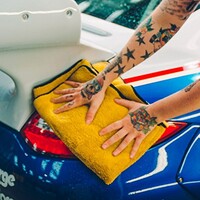 Рушник мікрофібровий з кантом для збору води Meguiar's X1802EU Supreme Drying Towel Extra Large, 55 x 76 см - Фото 7