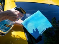 Рушник для скла синій Meguiar's X210300 Perfect Clarity Glass Towel, 40,6 х 40,6 см - Фото 5