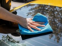 Рушник для скла синій Meguiar's X210300 Perfect Clarity Glass Towel, 40,6 х 40,6 см - Фото 6