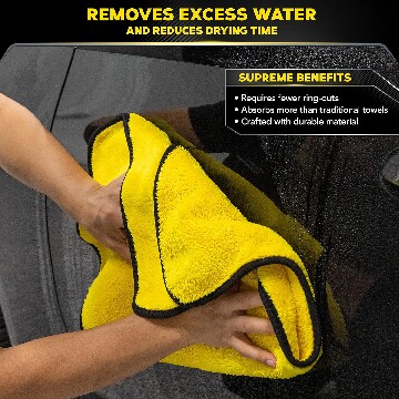 Рушник мікрофібровий для сушки Meguiar's X190400 Supreme Shine Drying Towel, 78,7x54,6 см
