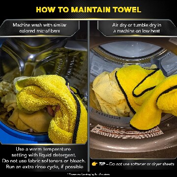 Рушник мікрофібровий для сушки Meguiar's X190400 Supreme Shine Drying Towel, 78,7x54,6 см