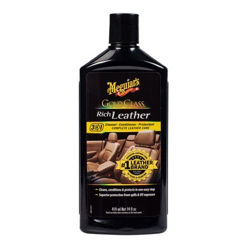 Лосьйон 3 в 1 для догляду за шкіряним салоном Meguiar's G7214 Gold Class ™ Rich Leather Lotion 3 in 1, 414 мл