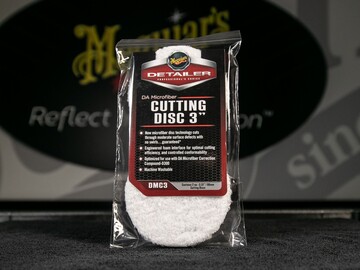 Мікрофібровий ріжучій диск Meguiar's DMC3 DA Microfiber Cutting Disc 3 ", 8.6 см - 2 шт.