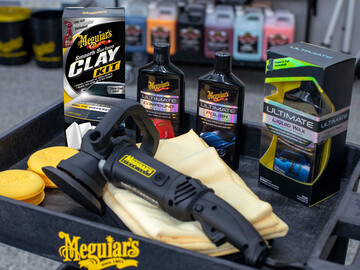 Набір для максимального очищення кузова Meguiar's G191700 Smooth Surface Clay kit