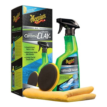 Набір для очищення кузова з ефектом кераміки Meguiar's G200200 Hybrid Ceramic Quik Clay Kit