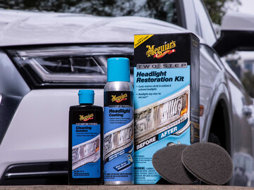 Набір для відновлення і захисту фар Meguiar's G2970 Two Step Headlight Restoration Kit