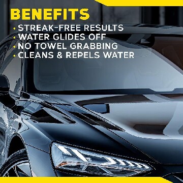 Очищувач скла з антидощем G240416 Meguiar's Ultimate Glass Cleaner & Water Repellent, 473 мл