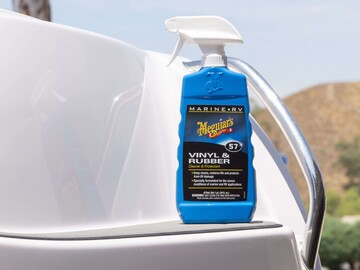 Очищувач і кондиціонер для вінілу і гуми Meguiar's M5716 Marine / RV Vinyl & Rubber Cleaner & Protectant Spray, 473 мл