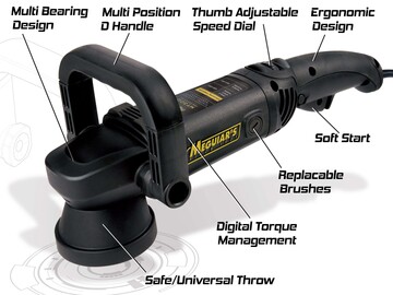 Полірувальна машинка подвійної дії Meguiar's MT310 Dual action polisher