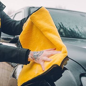 Рушник мікрофібровий з кантом для збору води Meguiar's X1802EU Supreme Drying Towel Extra Large, 55 x 76 см