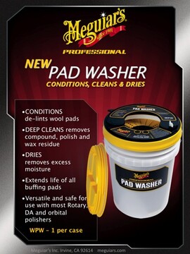 Професійне відро для миття кругів Meguiar's WPW Pad Washer
