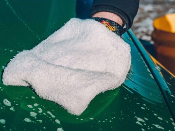 Рукавиця мікрофіброва для мийки Meguiar's X3002EU Microfiber Wash Mitt, 19 х 29 см