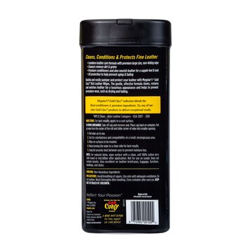 Серветки для догляду за шкіряним салоном Meguiar's G10900 Gold Class Rich Leather Wipes, 30 шт.