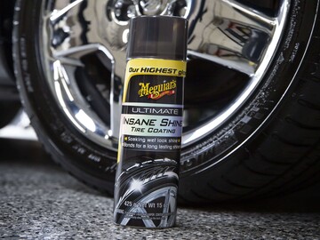 Спрей для чорніння шин аерозольний Meguiar's G190315 Ultimate Insane Shine ™ Tire Coating, 425 г