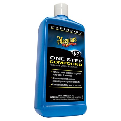 Однокрокова полірувальна паста для човнів Meguiar's M6732 Marine / RV One Step Compound, 946 мл
