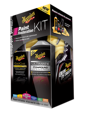 Подарунковий набір для відновлення кузова авто Meguiar's G3300 Paint Restoration Kit