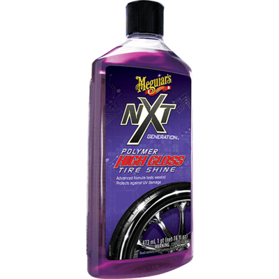 Полімерний гель для чорніння шин Meguiar's G30416 NXT Polymer High Gloss Tire Dressing, 473 мл