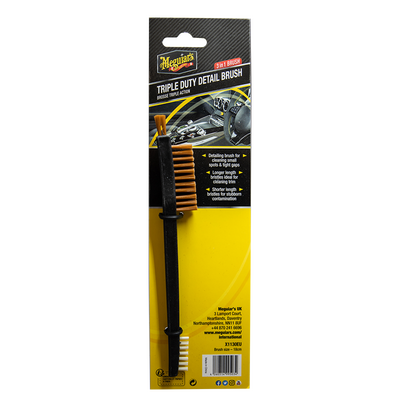 Щітка потрійна для детейлінгу Meguiar's X1130EU Triple Duty Detail Brush