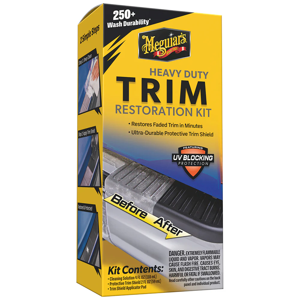 Набір для відновлення зовнішнього пластику Meguiar's G250100 Heavy Duty Trim Restoration Kit